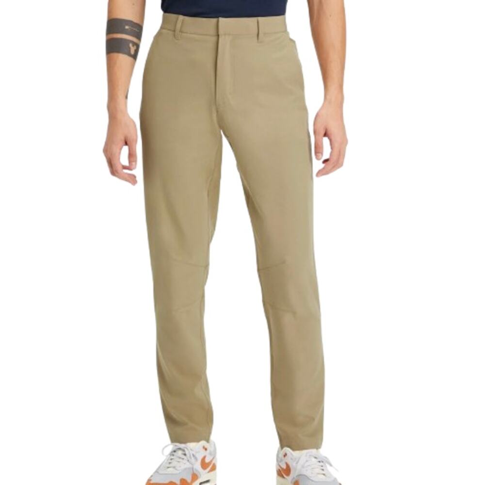 Fabletics The Only Pant Tan Cream Lightweight Outdoor Pant Straight Leg Sz L